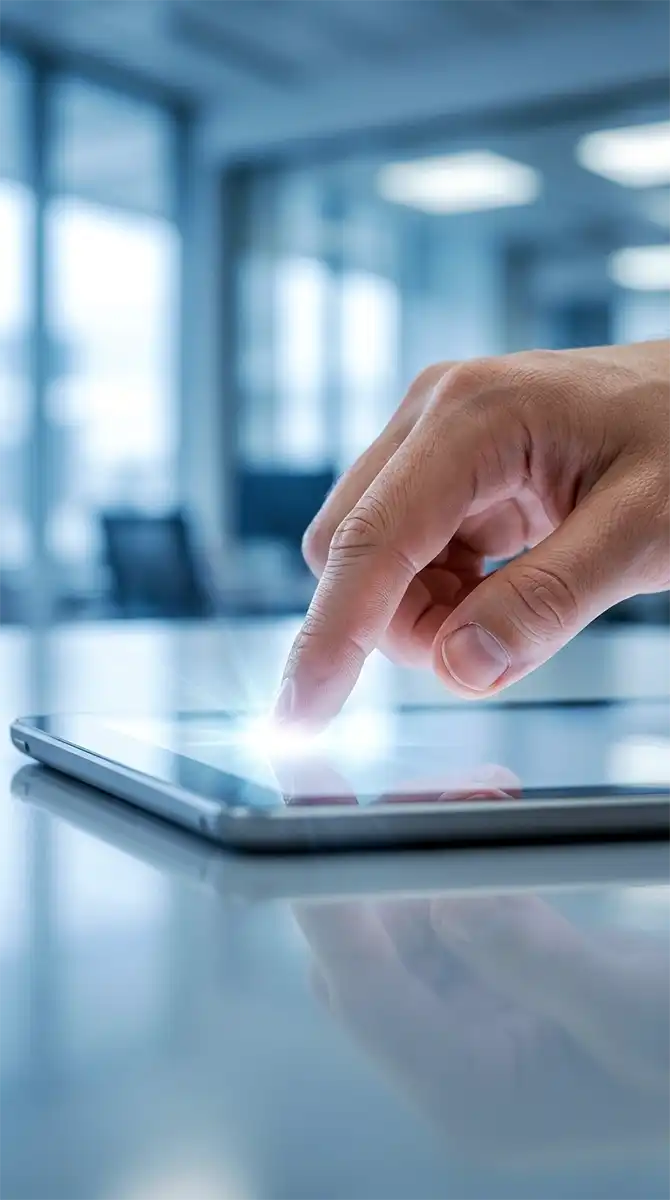 Interfaccia navigabile creata tramite lo sviluppo siti web su misura